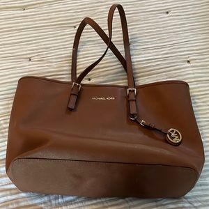 Michael Kors leather large tote.